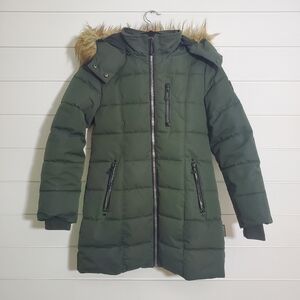 Noize Cruelty Free Outwear Hannah Mid-Length Parka Green Forest. Size:‎ XL 14G